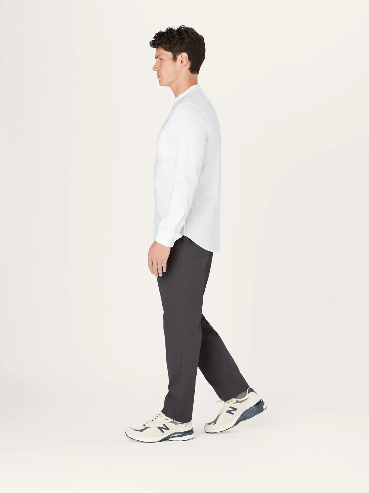 The All Day Shirt || White | Pinpoint Cotton