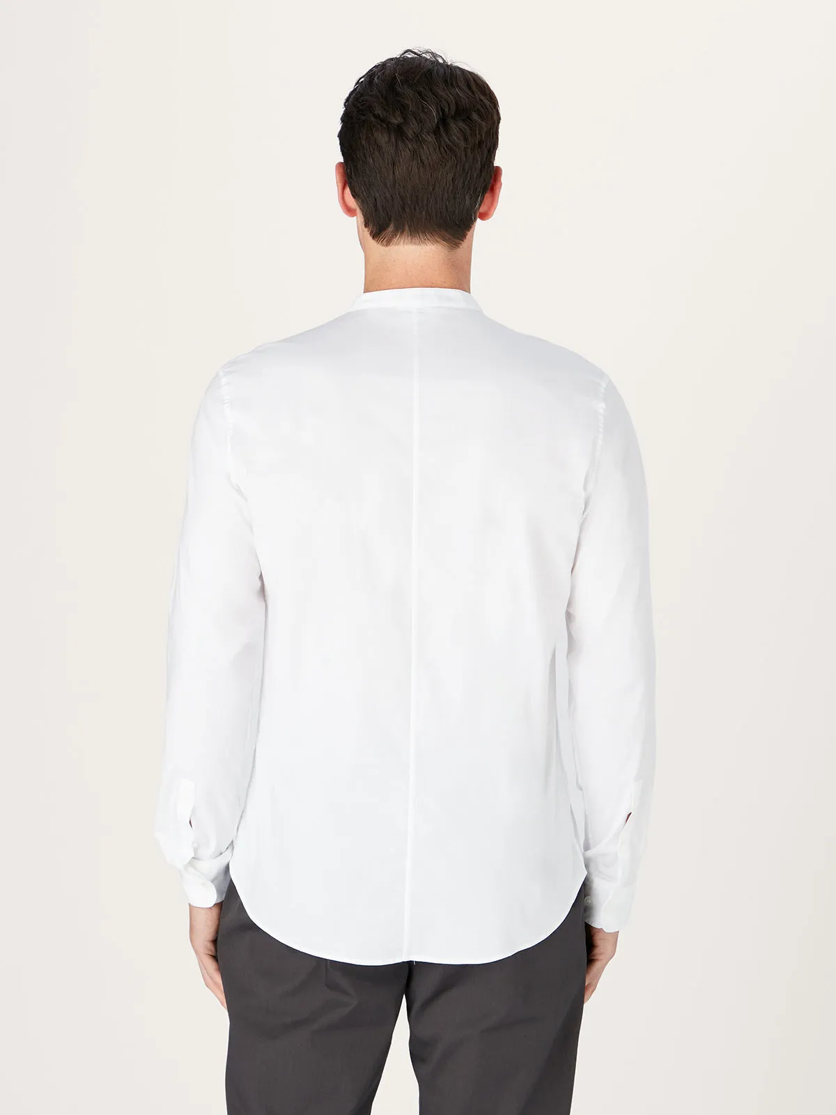 The All Day Shirt || White | Pinpoint Cotton