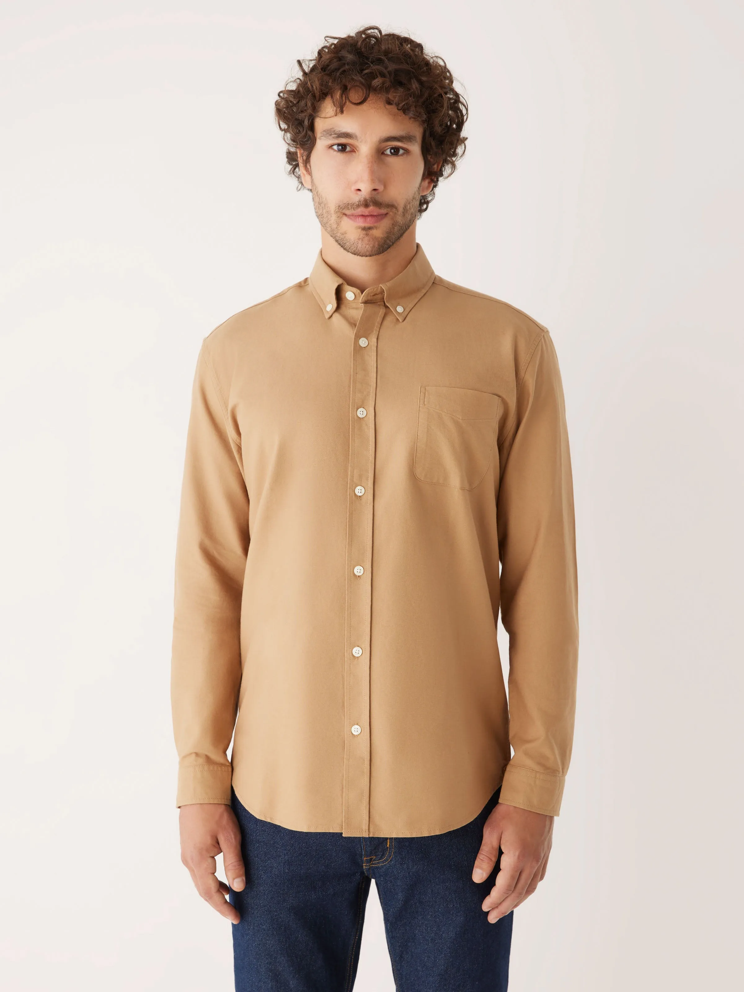 The Jasper Oxford Shirt in Camel