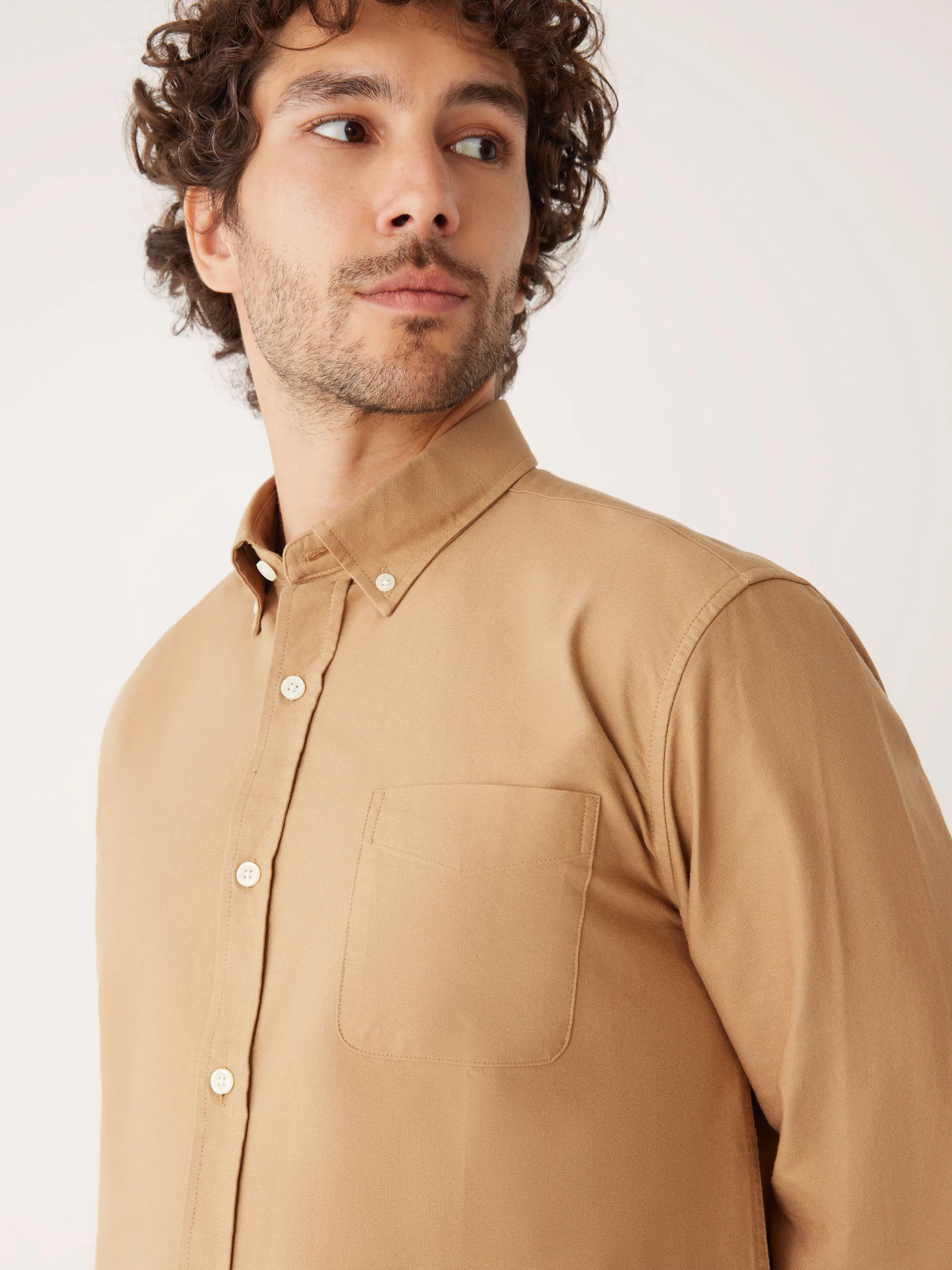 The Jasper Oxford Shirt in Camel