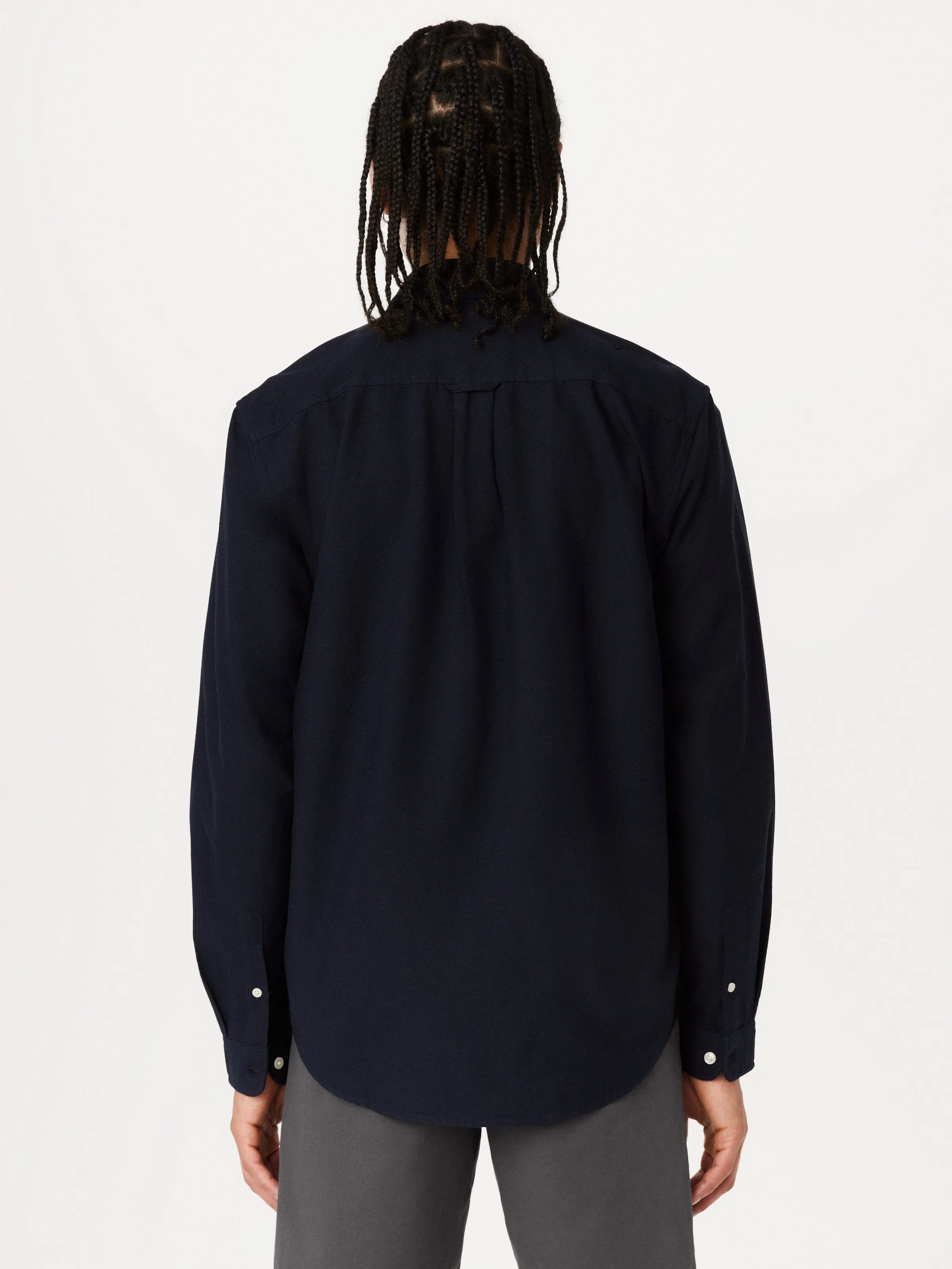 The Jasper Oxford Shirt in Deep Blue