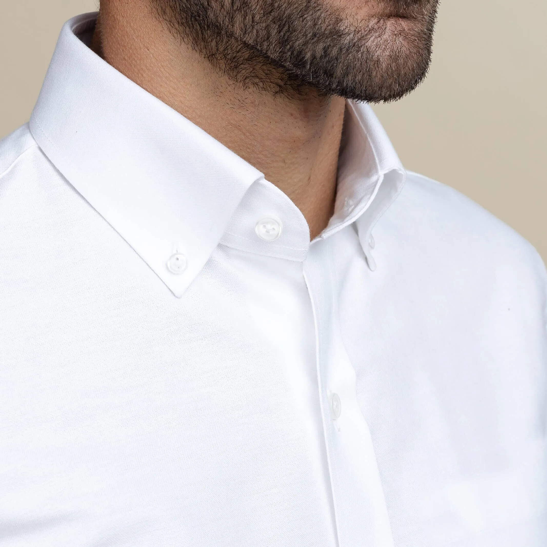 The White Mayfield Oxford Custom Shirt