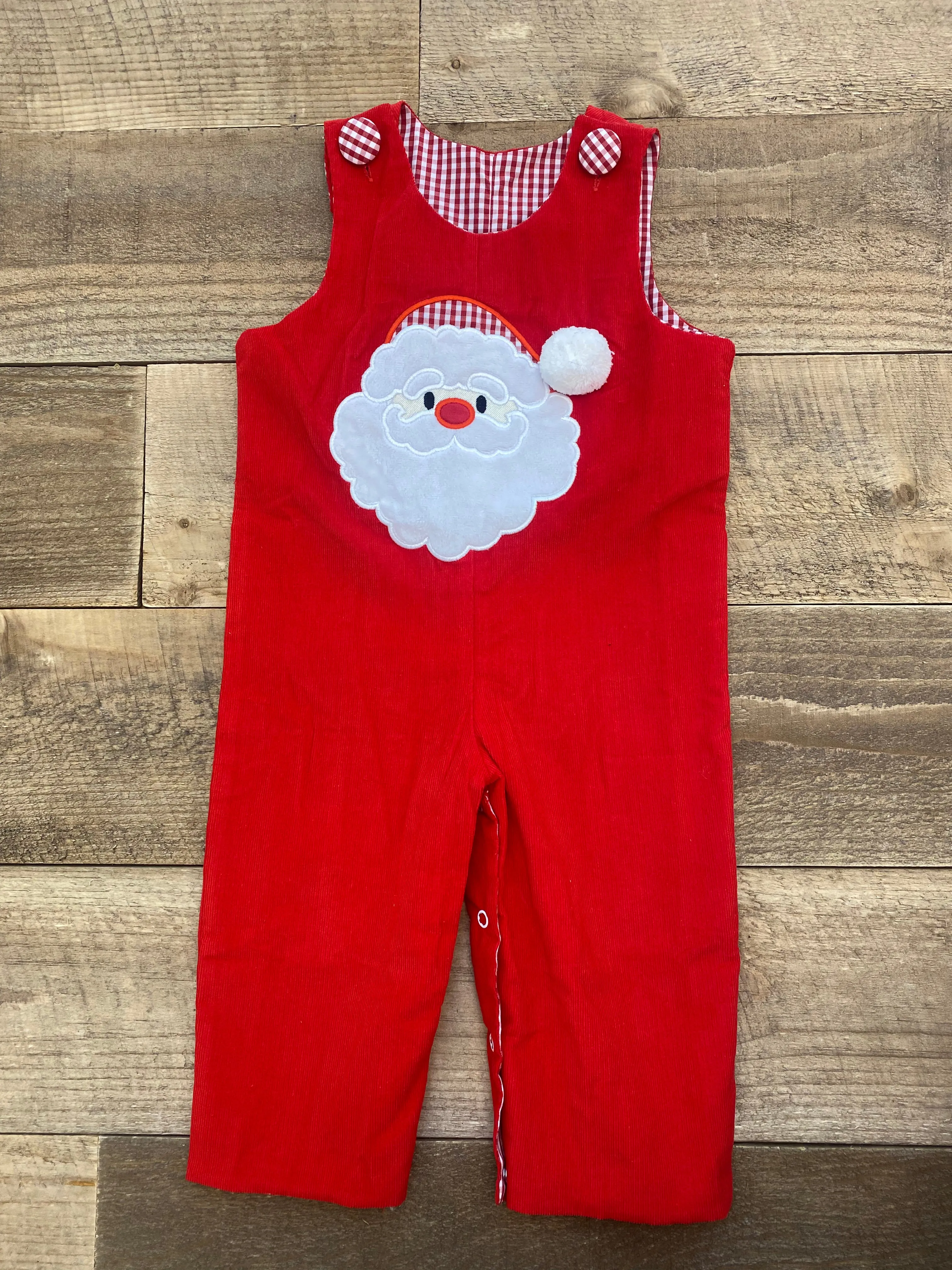 Three Sisters Boys Santa Appliqué Longall