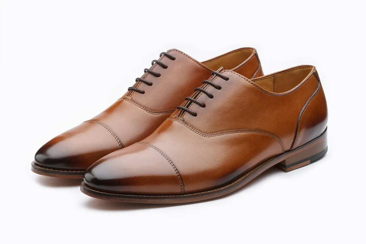 TOECAP OXFORD-TAN