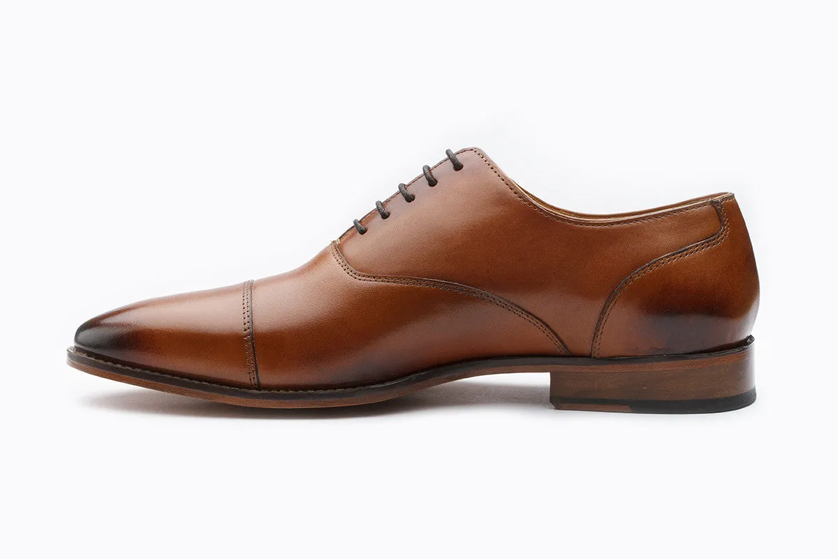 TOECAP OXFORD-TAN