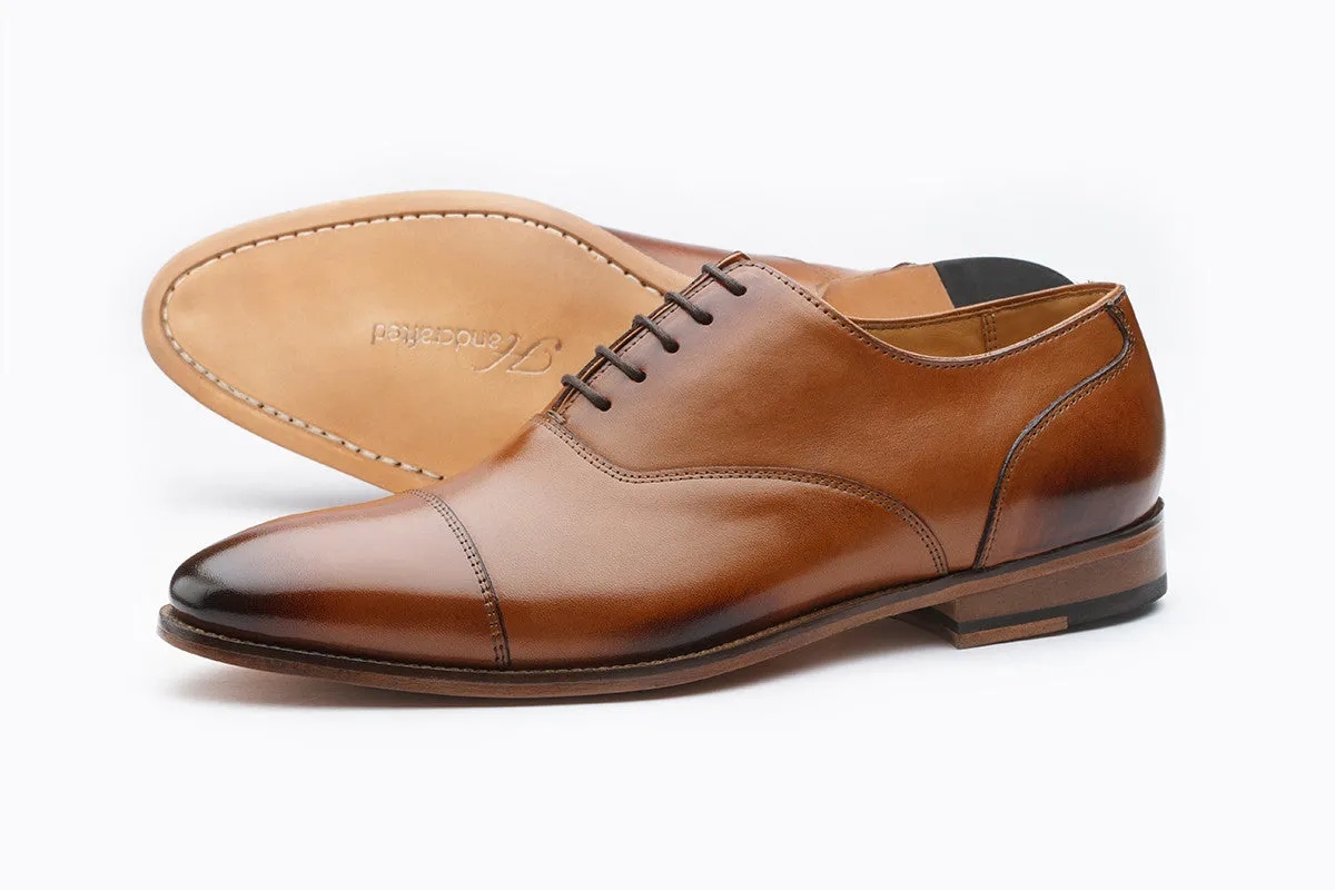 TOECAP OXFORD-TAN