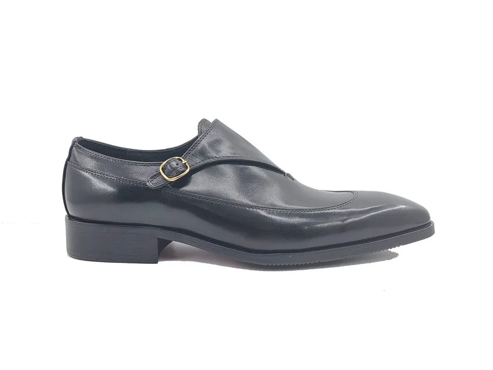 Tri-Tone Single Monk Strap Slip-on