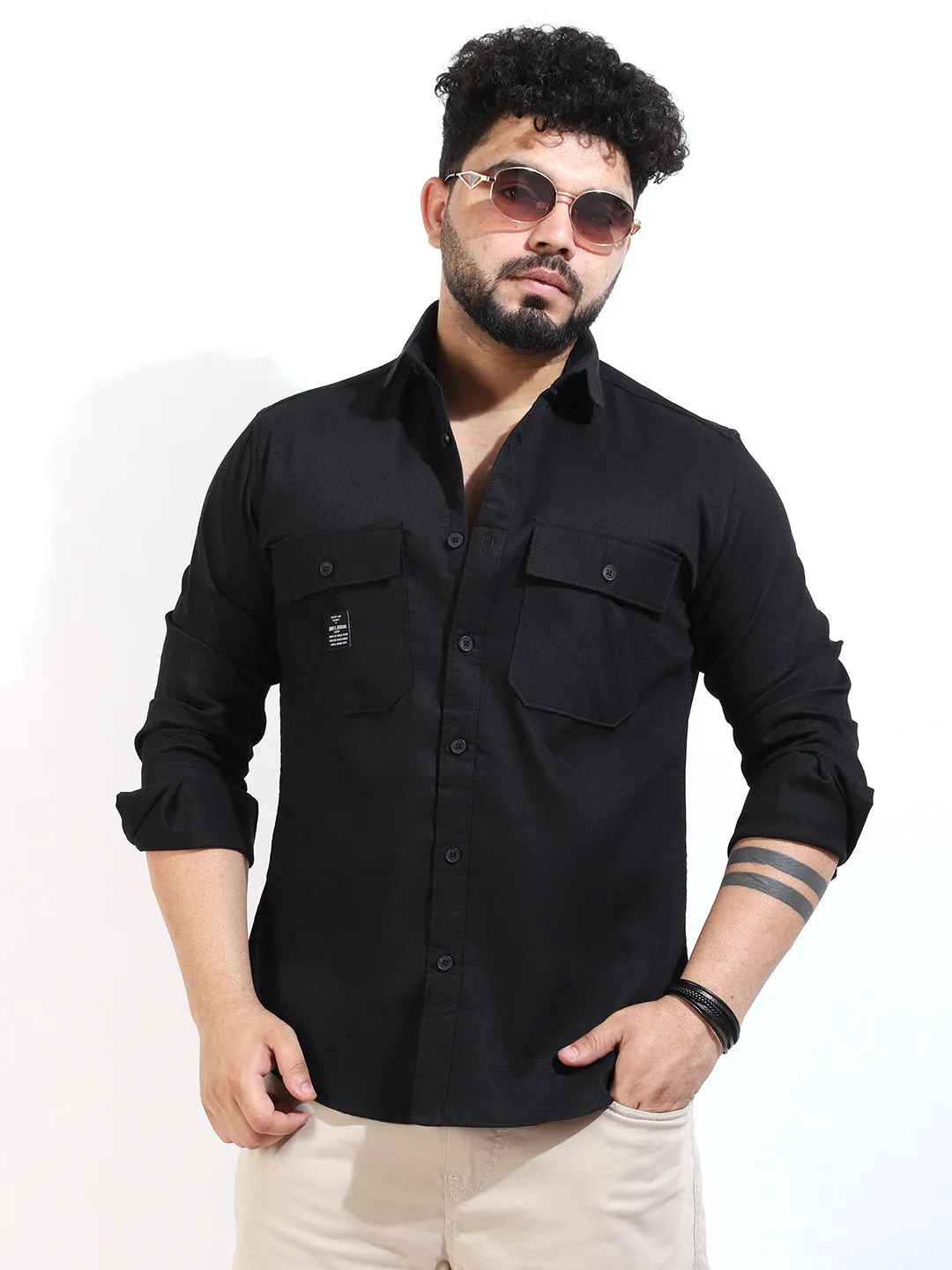 Triosnap Black Shirt