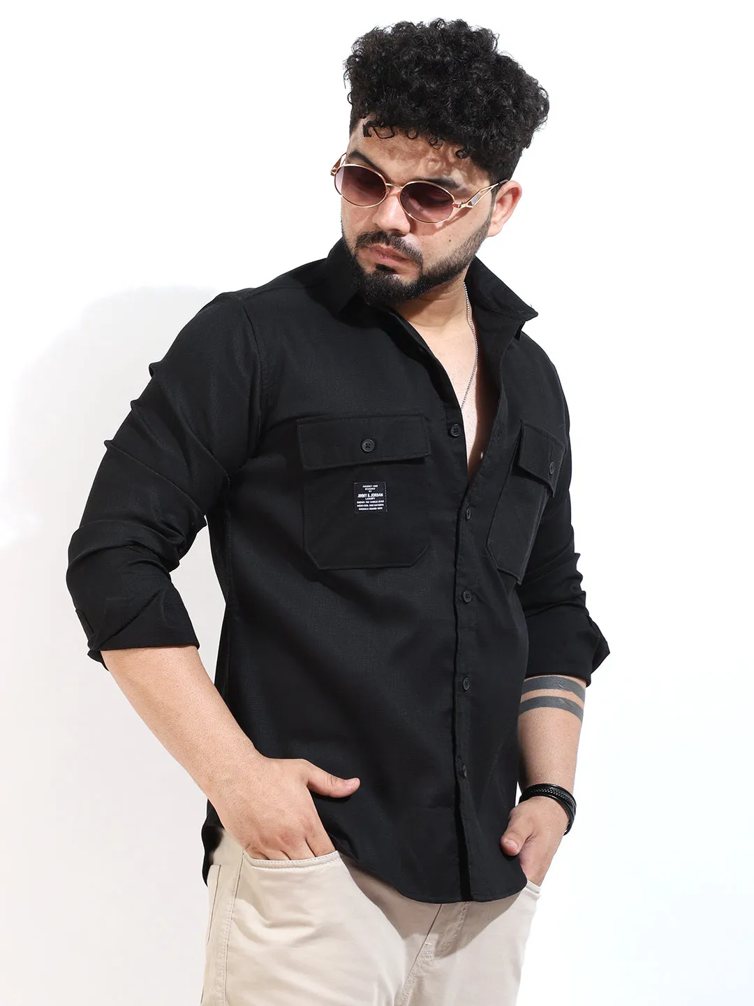 Triosnap Black Shirt