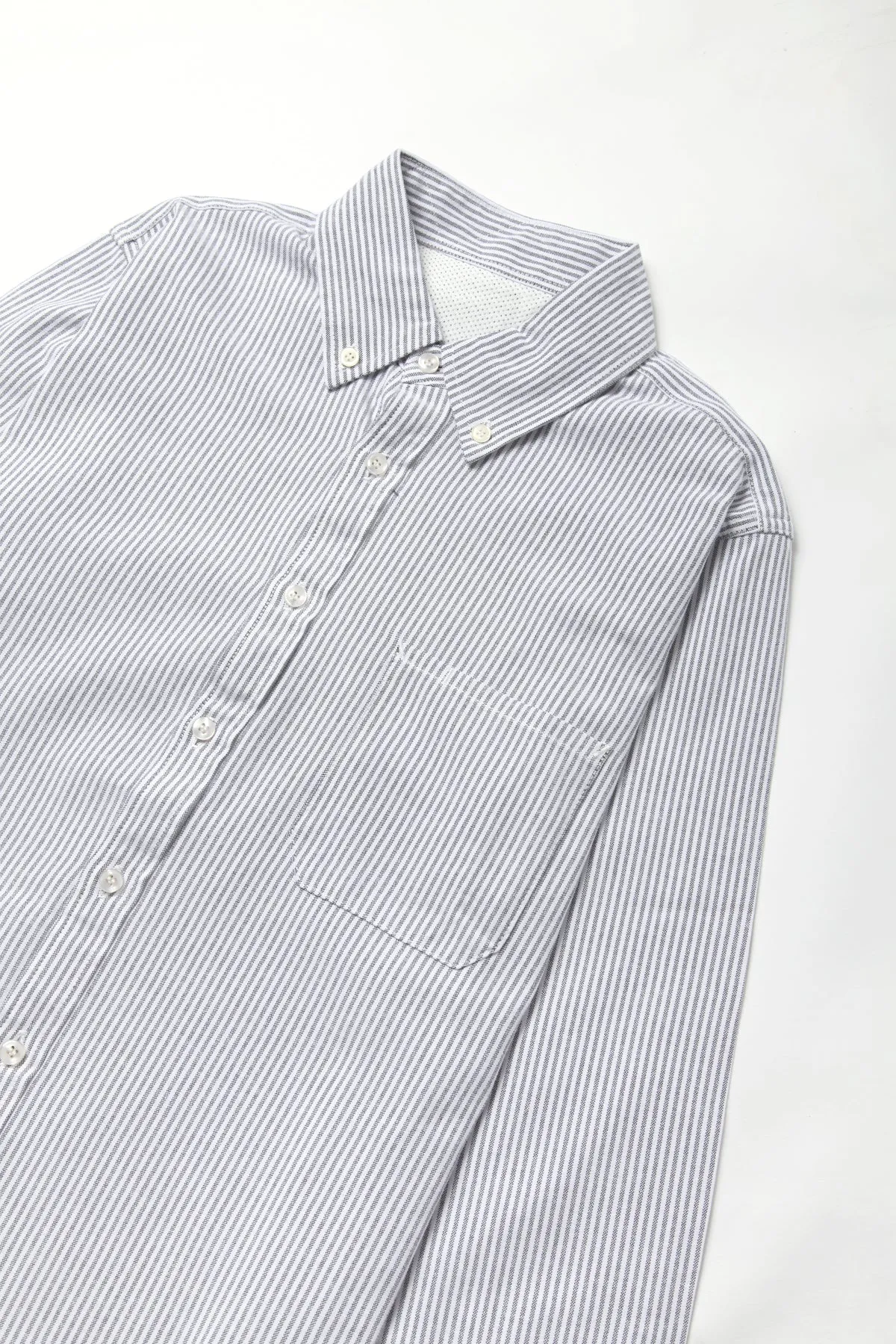 TRS - Striped Oxford Shirt - Grey