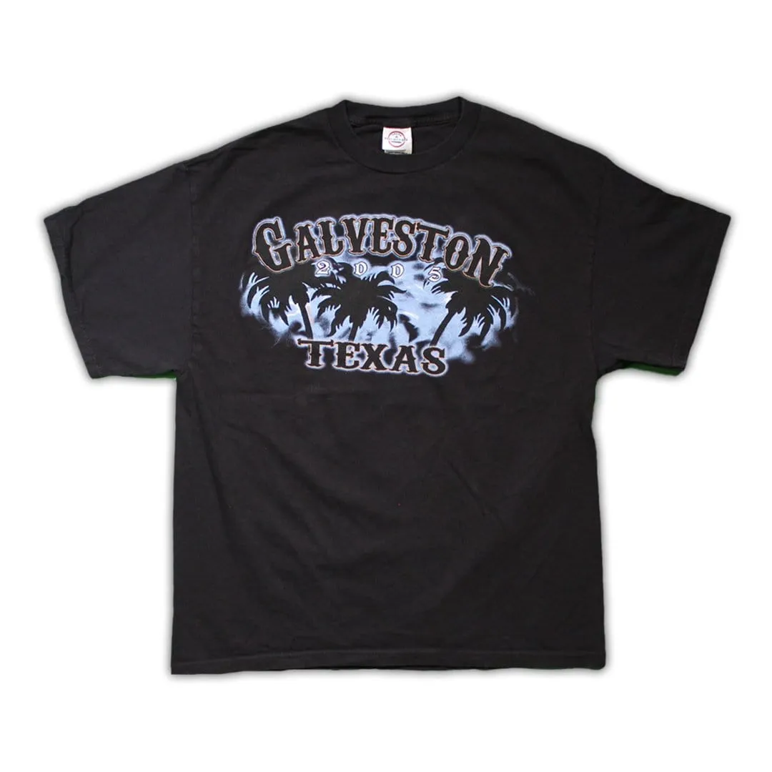 Vintage '05 Galveston Texas Ghost Biker Tee (L)