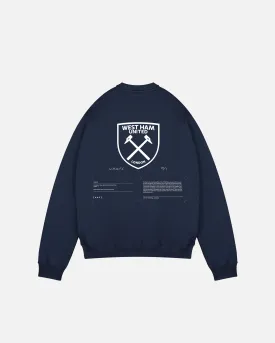 West Ham Exhibition Navy Sweat