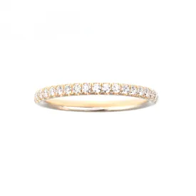 Yellow Gold Eternity Band